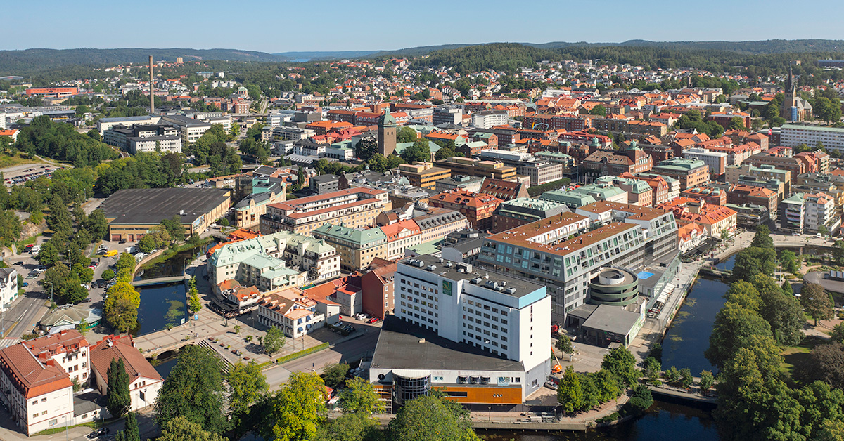 En bild av Borås, en stad där du kan genomföra en ADHD-utredning hos oss.